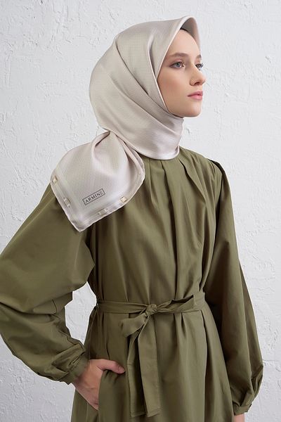 Armine Silk Scarf 9401D (Twi̇ll)-85