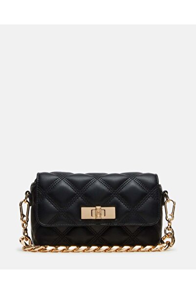 Steve Madden Women's Havens Black/Gold Handbag