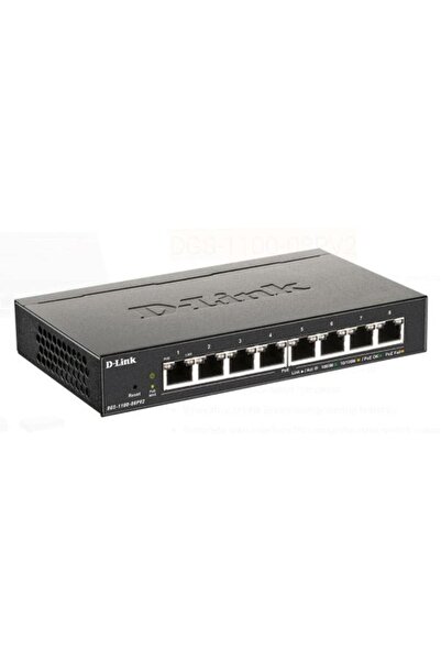 D-Link Switch DGS-1100-08PV2, 8 Porturi, Gigabit, PoE
