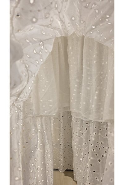 Park Moda Ιταλικό βαμβακερό φόρεμα με αγκράφα και ζώνη