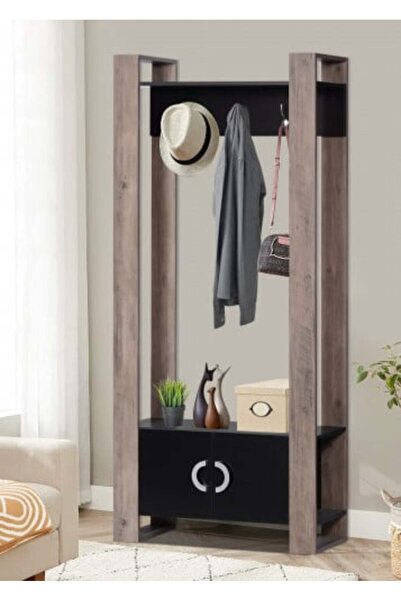 BAITY حامل مدخل المنزل - خشب ماليزي - حامل معلق مع درج تخزين سفلي