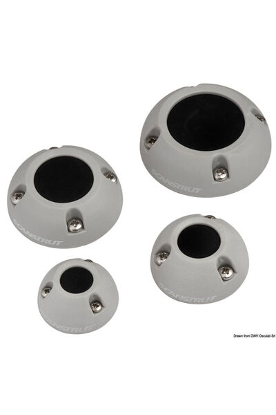 SCANSTRUT Vertical cable gland in grey plastic