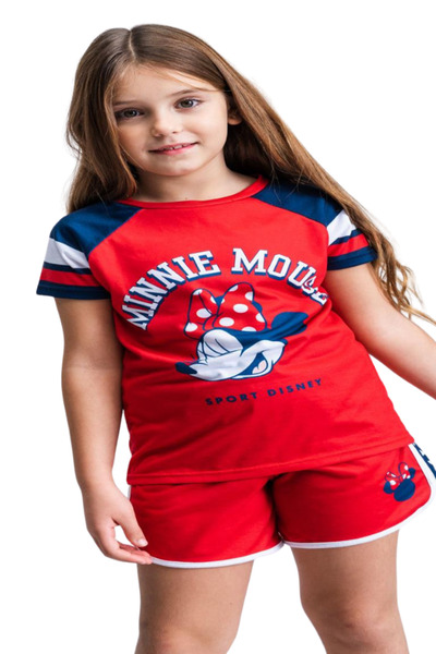Minnie Mouse 2-piece set, T-shirt and shorts, red, Minnie Mouse, Disney