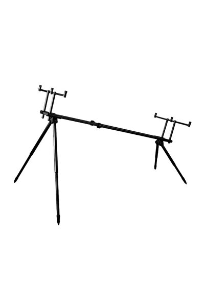 DELPHİN Rod Pod Aluminiu RPX 4 BlackWay Negru Anodizat 3 Posturi