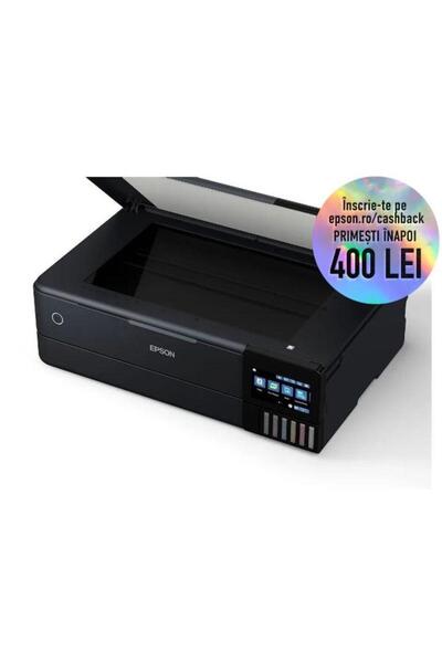 EPSON Multifunctional EcoTank L8180, Inkjet color, A3, 16 ppm, Duplex, Retea, Wireless (Black)