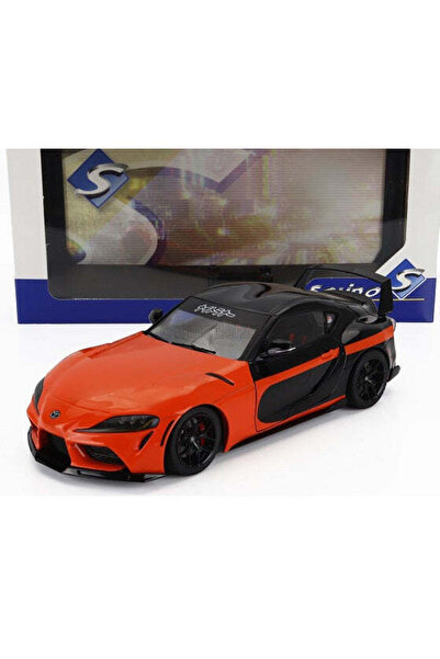 Solido Toyota GR Supra 2024, mașini de curse portocalii - 1/18