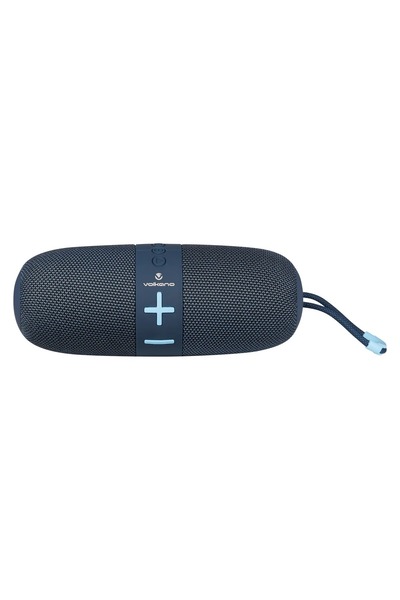 Volkano Flow Series Portable Bluetooth Speaker with IPX5 Waterproof - Blue