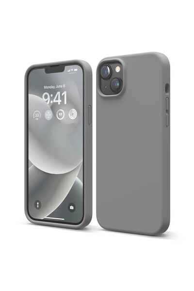 King Protection Husă din Silicon Lichid cu Căptușeală Microfibra pentru Apple...