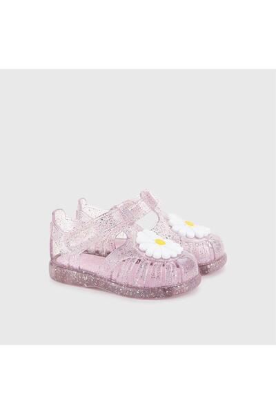 IGOR Tobby Gloss Flor Kids Sandals - Glittery Pink