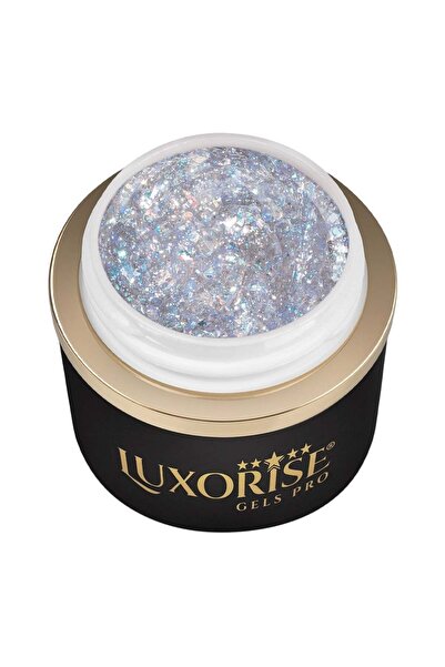 LUXORISE Gel Design 3D - Strălucire Regală, Argintiu Strălucitor 5ml