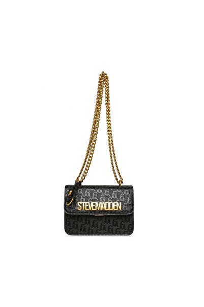 Steve Madden Women's Coal-E Black/Gold Handbag