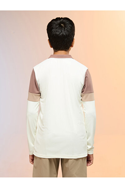 Technosport By Styli Teen Color Block Slim Fit Polo