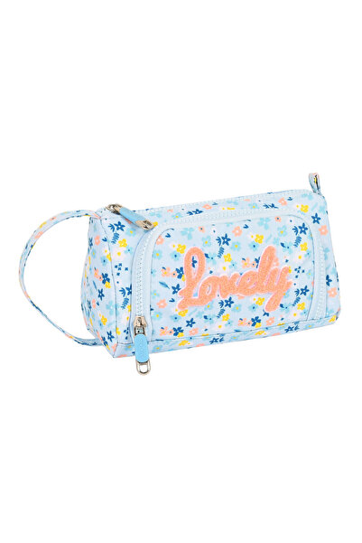 Moos School Case with Accessories Lovely Blue (32 Pieces)