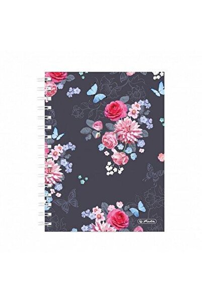 Herlitz NOTEBOOK A5 100F SQUARE SPIRAL HARD COVER LADYL