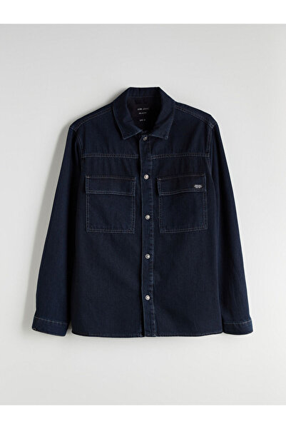 LC Waikiki Rahat Kalıp Uzun Kollu Erkek Jean Gömlek