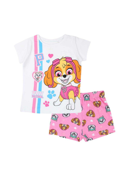 PAW PATROL 2-piece set for girls, 100% cotton, 128 cm, 8 years, multicolor, Team, Paw Patrol
