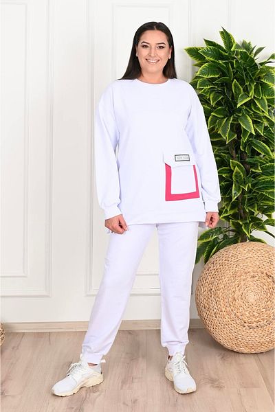 Bigsize Women's plus size tracksuit Pocket 3440-23