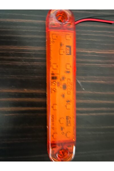 KIR OTOMOTİV Çakar lamba 10 ledli sarı 24 volt en 2 boy 13 cm