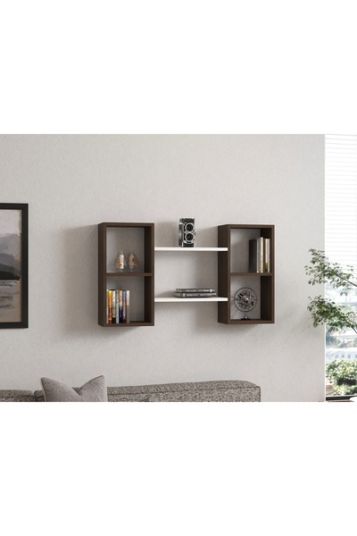 UnicUtil Rafturi perete, Touch, UnicUtil, 105 x 60 x 20 cm, Alb Nuc