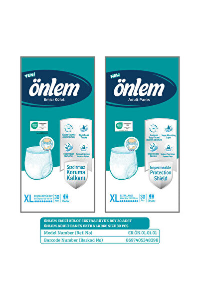 ÖNLEM Xlarge Emici Külot - 30 Adet