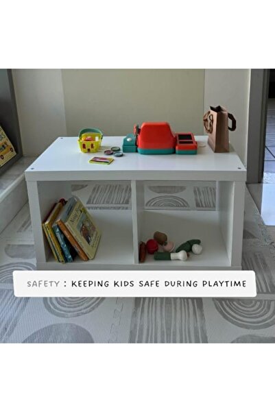 MINI MINDS Baby Playmat | Non-Toxic Set of 6 EVA Foam MAT Tiles (180x120cm) Foam Puzzle Rug for Babi