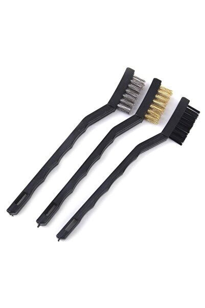 Duravel مجموعة فرشاة سلكية مكونة من 3 قطع بشعيرات من الفولاذ والنحاس والنايلو...