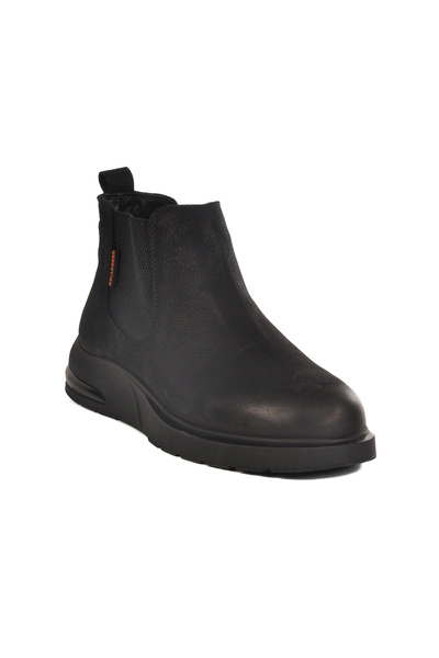 Bulldozer Black Nubuck Genuine Leather Men's Boots 260042 m