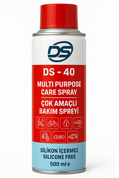 d&s oto bakım DS Multi Spray – Yağlayıcı & Pas Sökücü Sprey 500 ml – Metal Pa...