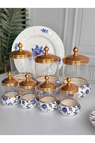 ROSSEV مجموعة توابل بلو دريم مكونة من 7 قطع