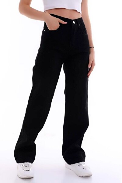 kleshus Ψηλόμεσο φερμουάρ που κλείνει με φαρδύ πόδι με τσέπες Άνετη εφαρμογή ...