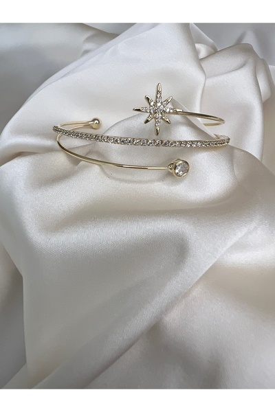 Roha Çelik Gold Lodestar Bilezik