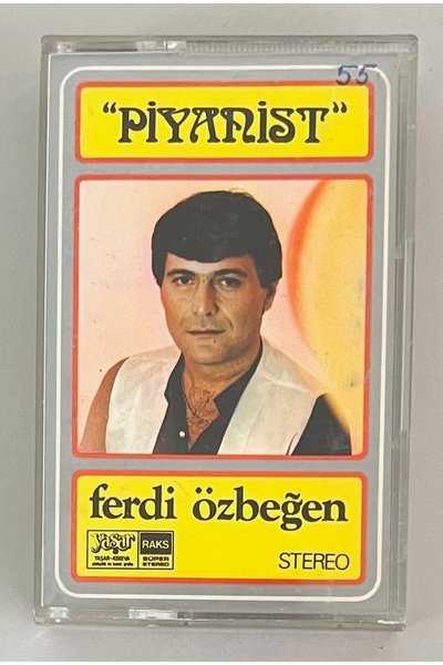 Yaşar Kekeva Plakçılık Ferdi Özbeğen Piyanist Kaset (Orjinal 1984 Dönem Kağıt...