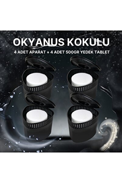 Saban 4 Adet 500GR - OKYANUS - Nem Alıcılı Ve Rutubet Giderici Aparat Üçgen (...