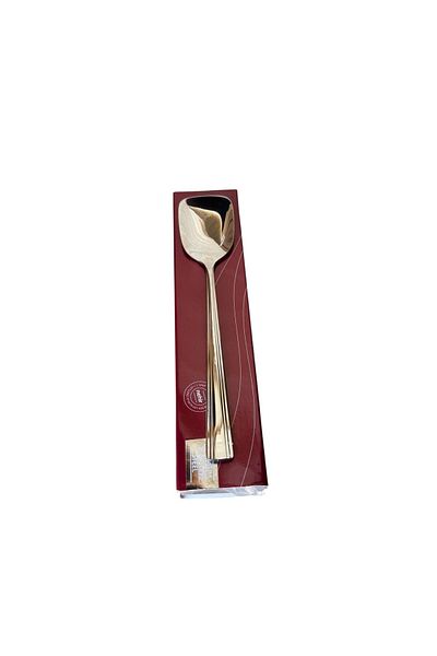 Nehir Katre Ice Cream Spoon - 12 Ice Cream Spoons 18/10 Stainless Steel