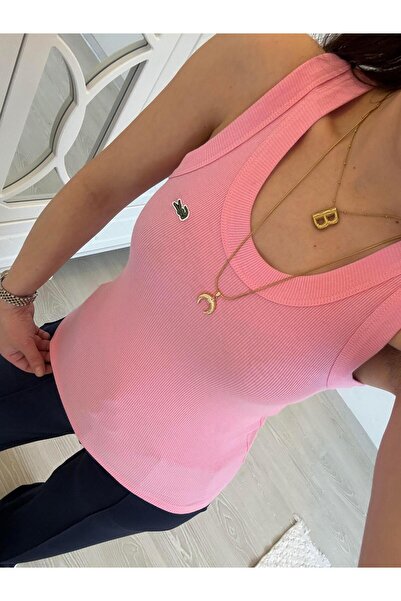 Şulenin Butiği Orjinal Marka Fitilli Atlet Pembe