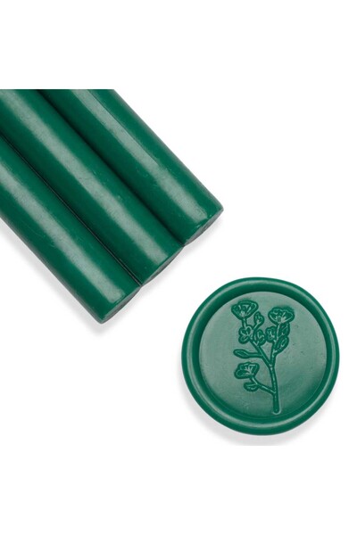 ARTIZAAR Set 5 batoane ceara, verde smarald, mat, 1.1 x 13 cm, ceara pentru s...