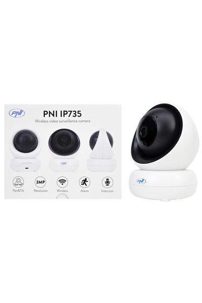 PNI IP735 3Mp video surveillance camera with IP P2P wireless PTZ