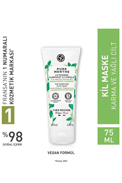 Yves Rocher Siyah Nokta ve Yağ Dengeleyici Kil Maskesi – Botanik Özlü