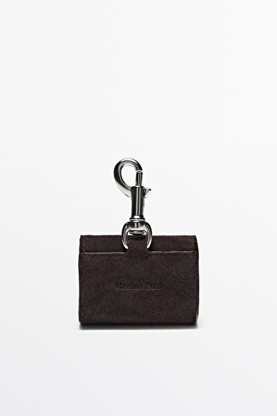 Massimo Dutti Kalın süet deri AirPods kılıfı