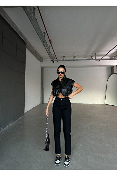 kleshus Mia Femei Black Mom TREN FLEX Mom Jean