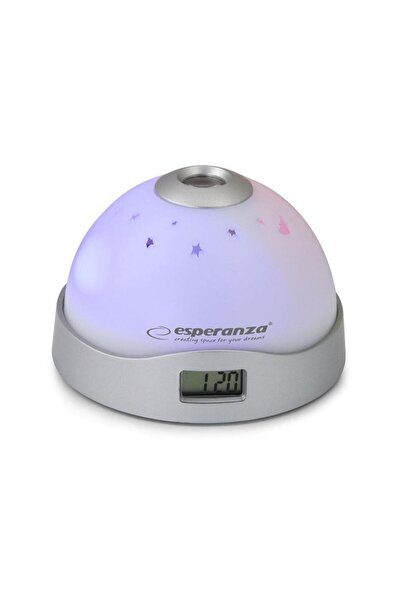 ESPERANZA Clock alarm and projector Cassiopeia Gray