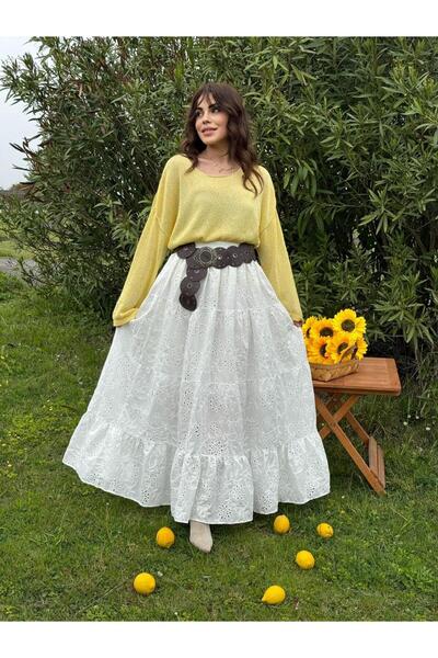 Şulenin Butiği FİSTO BRODERİE UZUN ETEK