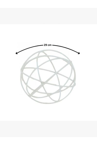 rexa Artwork - Spherical shape, white color, size 15 cm - 2UU9-061
