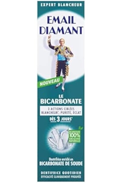 EMAIL DIAMANT معجون أسنان ديامانت لو بيكربونات معزز بصودا الخبز، 75 مل