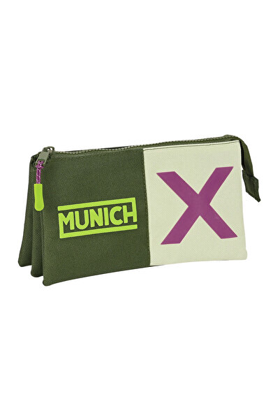 Munich Triple Carry-all Bright khaki Green 22 x 12 x 3 cm