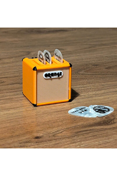 3D Stuff - Orange Penalık - Pena Kutusu - 5 Li - Plastik