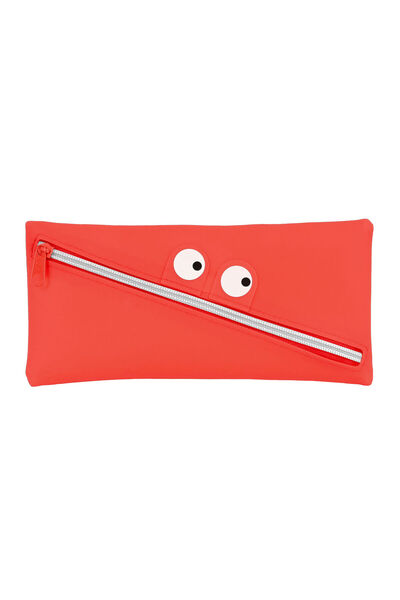 safta School Case Face 22 x 11 x 1 cm Red