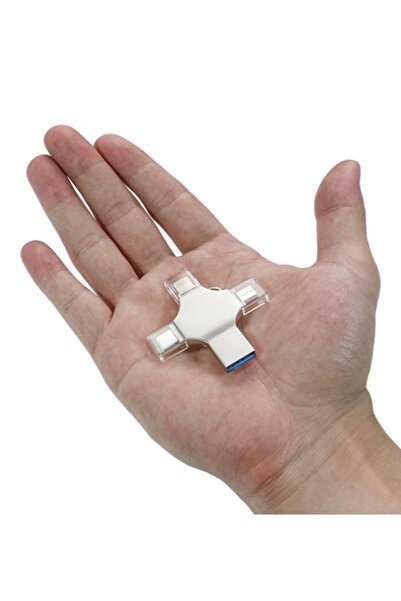 gaman 128 Gb Metal Flash Memory - Android Phone, Tablet, Computer, Apple, MacBook Compatible Flash Memory