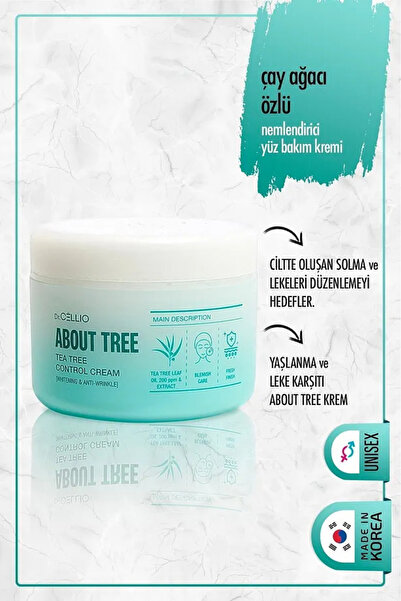 CELLIO DR. Yaşlanma Ve Leke Karşıtı Çay Ağacı Özü Içeren About Tree Krem