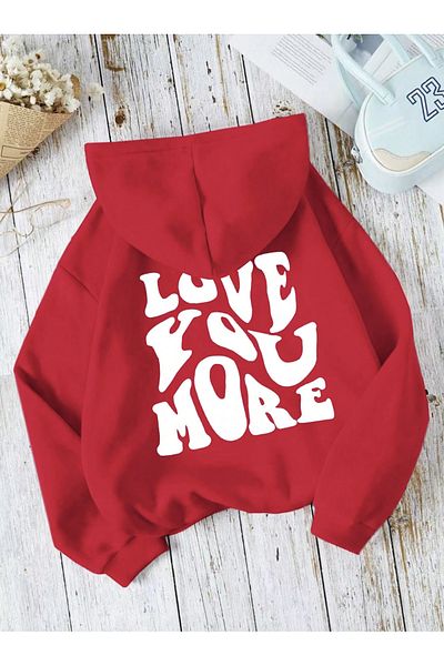 COHERENT Unisex Men/Women Colorful You Custom Printed Cotton Oversize Hooded Sweatshirt